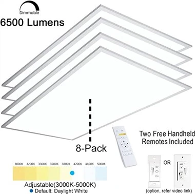 Đèn LED trần điều chỉnh độ sáng từ xa 2x4FT